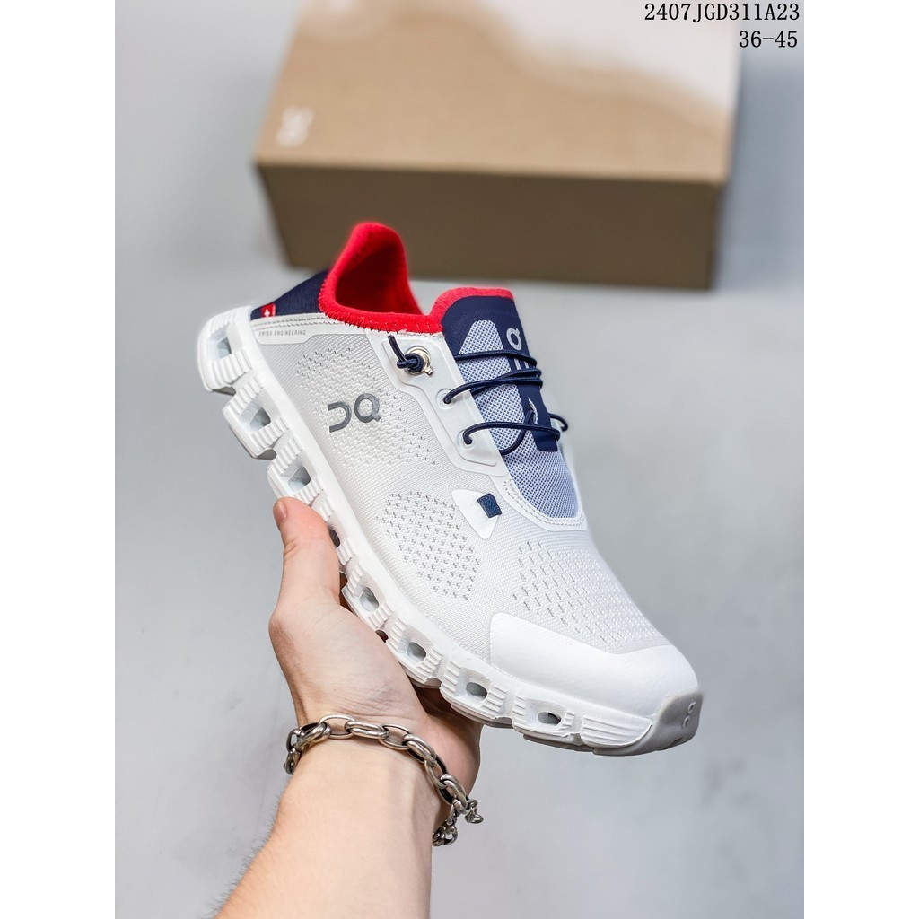 On Running On Cloud 5 Coast รองเท้าวิ่งสําหรับทุกเพศน้ําหนักเบาและระบายอากาศได้ดี