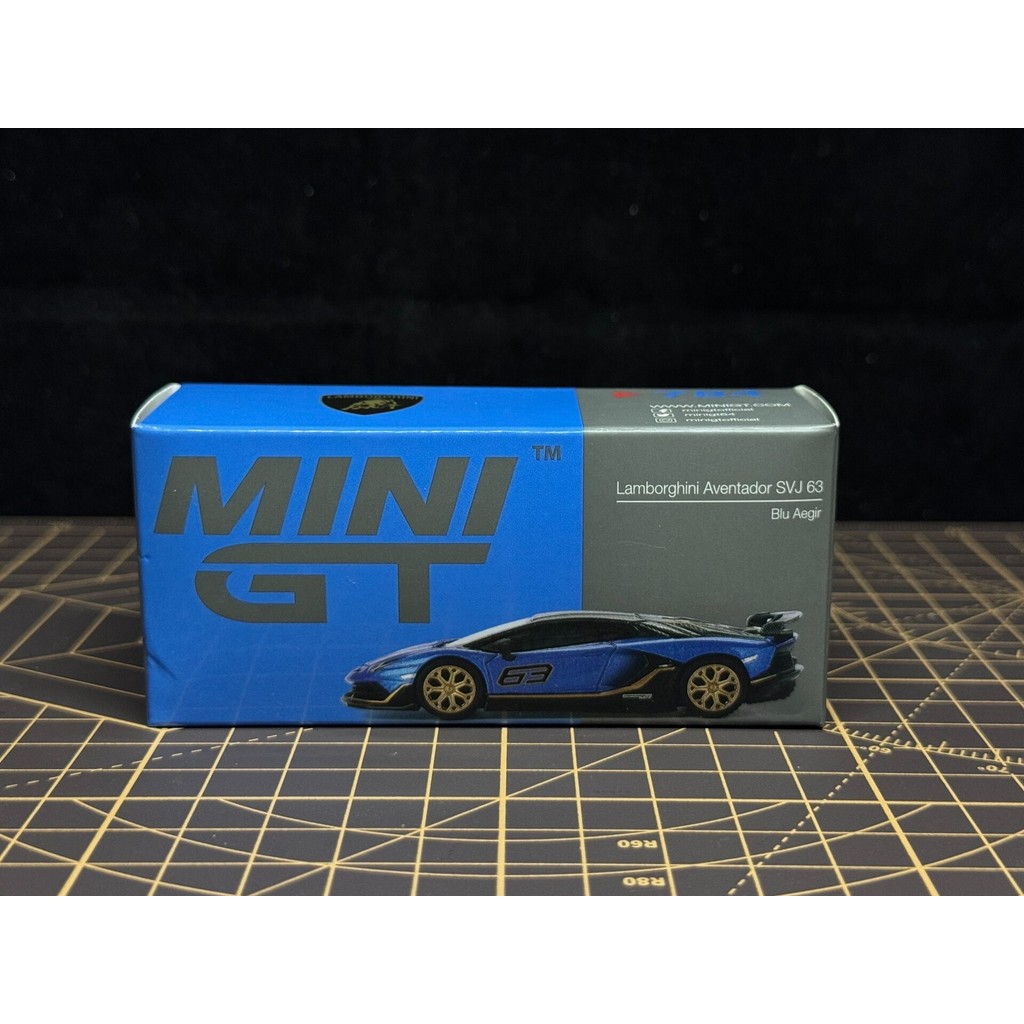 [ใหม่ในเดือนพฤษภาคม] 1: 64MINIGT Mini Chicken#784号 Lamborghini Taurus Aventador Aventador SVJ 63 โมเ