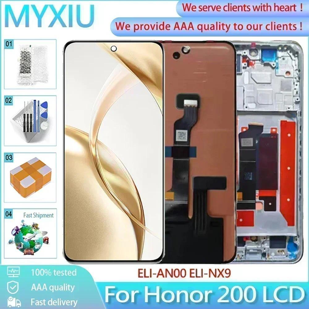 6.7 "จอแสดงผล AMOLED สําหรับ Honor 200 ELI-AN00 ELI-NX9 LCD หน้าจอสัมผัสแผงเปลี่ยน Digitizer สําหรับ