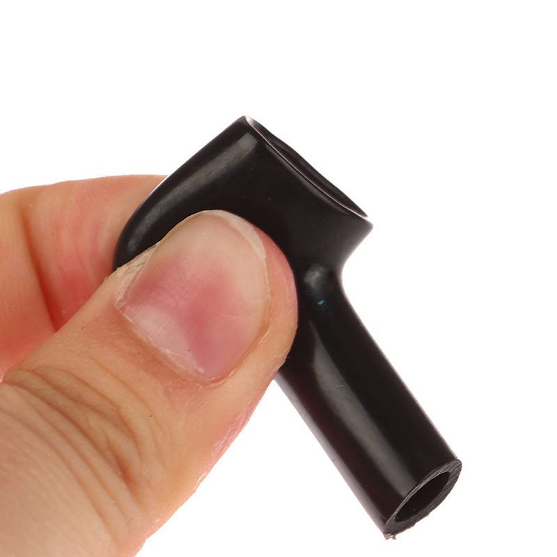LJF 2PCS แบตเตอรี่ terminal ฝาฉนวนแบตเตอรี่กองหัวหมวกบวกและลบเสาหนีบคอลัมน์แขนป้องกัน UPS batt