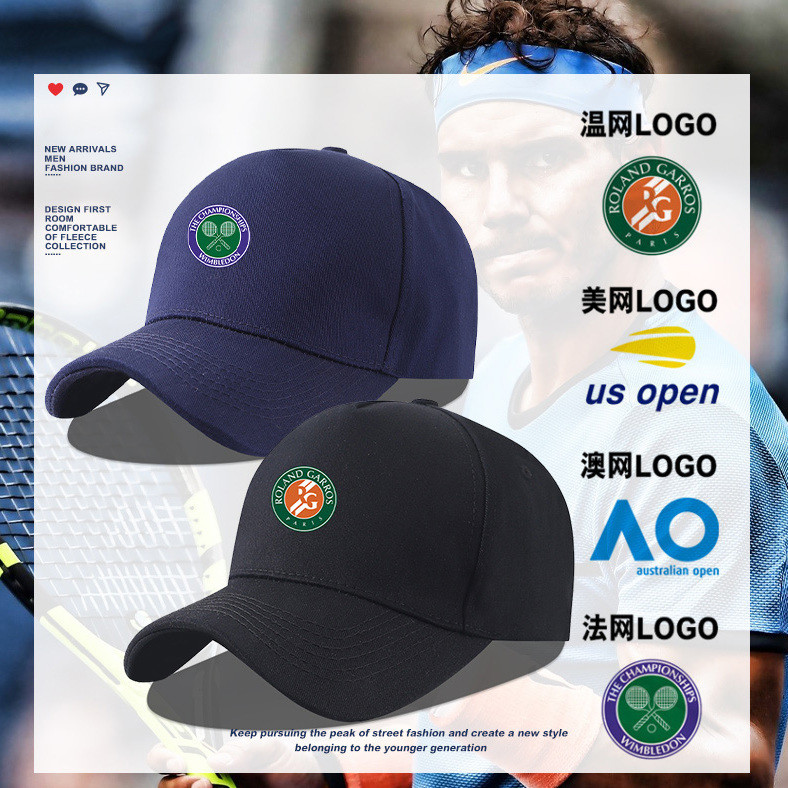 [มีสินค้า] เสื้อผ้าเทนนิสที่ระลึกการแข่งขัน Australian Open, French Open, Wimbledon, US Open, หมวกเบ