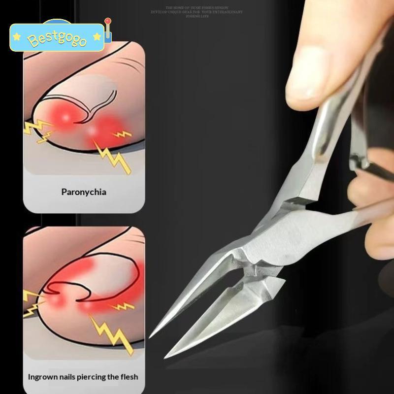 [Bestgogo-t] 1 ชิ้น กรรไกรตัดเล็บตรงใบมีด ตัดเล็บเท้า Rhinestone Remover อัญมณี Clipper เล็บเท้า เครื่องมือ