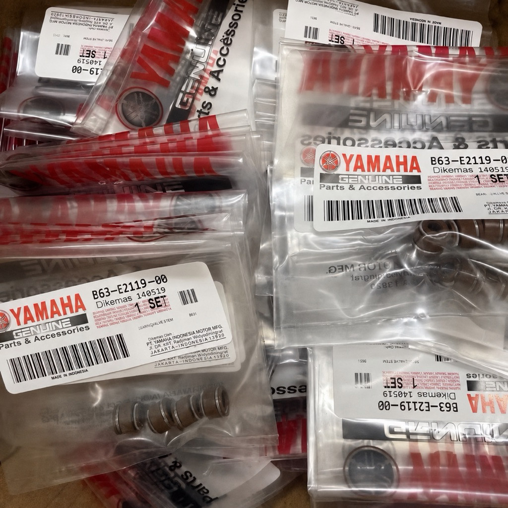 4 ชิ้น 1 ชุดซีลวาล์ว YAMAHA LC135 Y15ZR Y15 LC Y16ZR Y16Z Y16 NVX155 NVX 155 NMAX INDON FZ