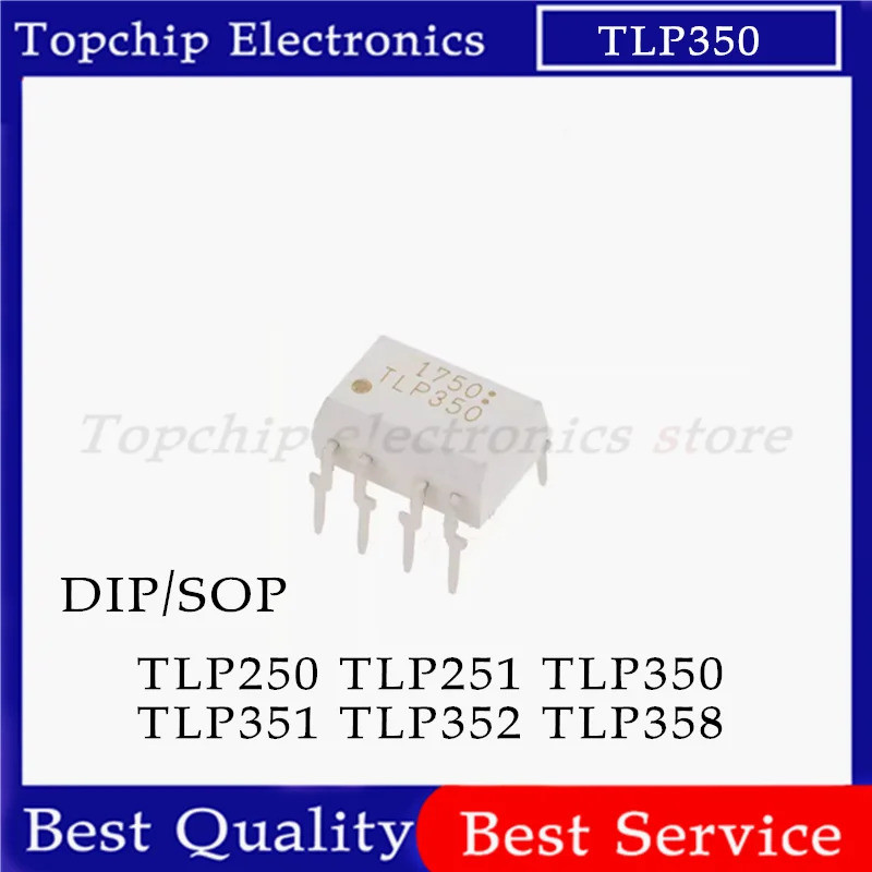 5 ชิ้น TLP250 TLP251 TLP351 TLP350 TLP358 TLP352 DIP-8 SOP-8 ออปโตไซโคลเดอร์ตาแมวคู่รัก IC