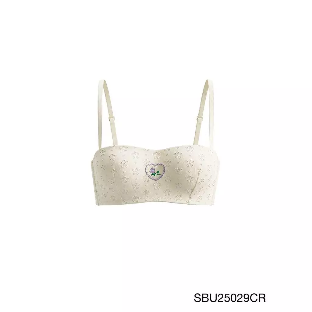 Sabina Pretty Perfect Level 1 เสื้อชั้นใน เกาะอก ไร้โครง รหัส SBU25029
