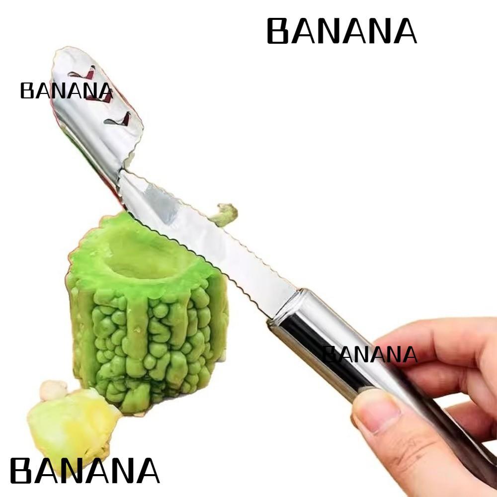 BANANA1 Jalapeno Corer Remover, Effectless Deseeding Slice Pepper Corer Remover, สะดวกมัลติฟังก์ชั่ผ