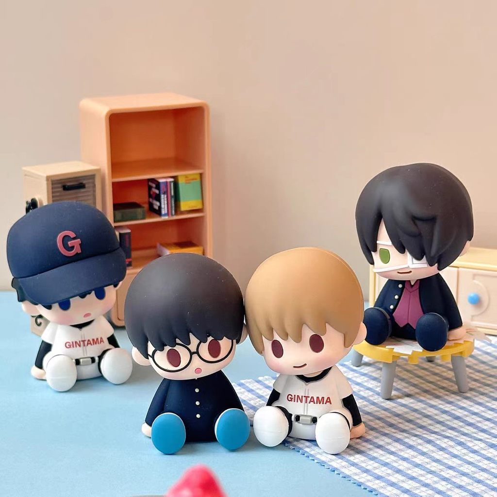 ของแท้ Bandai POTEPOTTE-R ชั้น 3-Z Ginpachi-sensei กล่องสุ่ม Gintama ฟิกเกอร์ ของสะสม ตั้งโชว์ ของขว