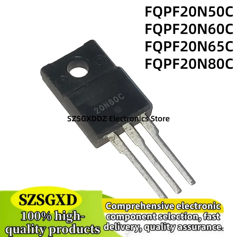 5PCS FQPF20N50 FQPF20N50C 20N50 FQPF20N60C FQPF20N80C 20N60 20N65 20N80 FQPF20N60PF20N60PF20N60PFQ20