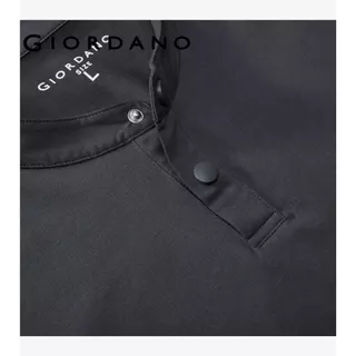 GIORDANO (Online Exclusive) เสื้อยืดผู้ชาย Men's Regular Cool Henley Neck Tee 13026202