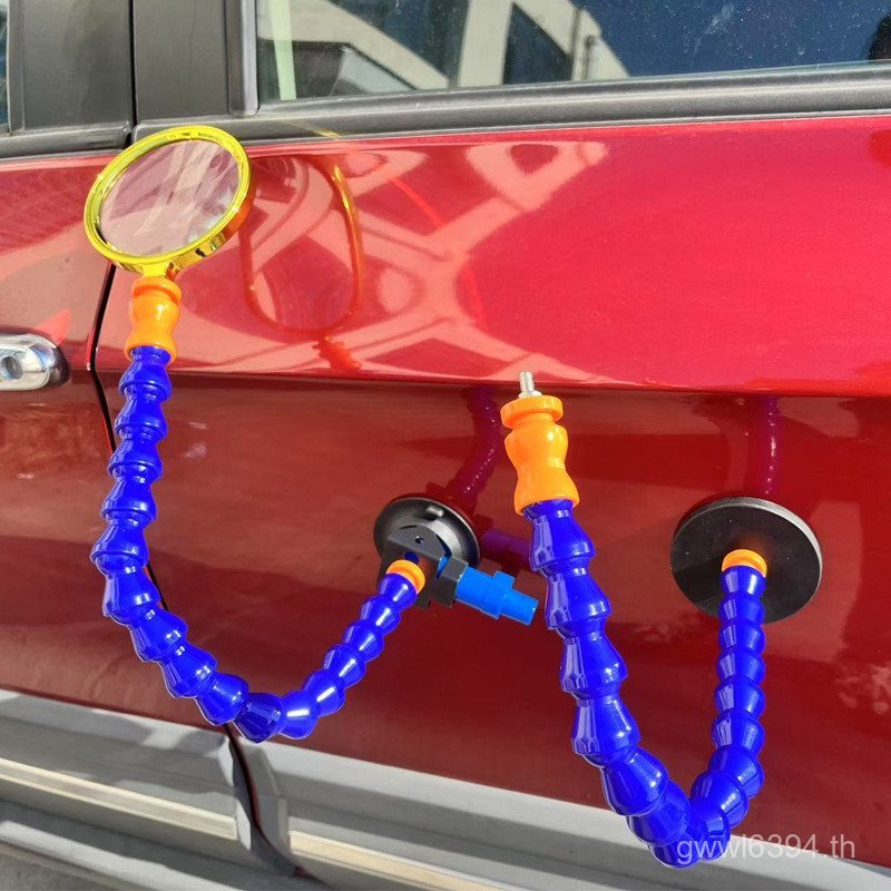 เครื่องมือ Sucker Depression Depression Bracket รถซ่อมแผ่นฟรีแม่เหล็กแบน Depression แว่นขยายซ่อมโลหะเครื่องมือ Fine SNM1