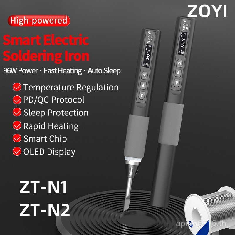 อุณหภูมิหมุนเวียนเชื่อมมัลติมิเตอร์ zoyi สมาร์ท zt-n1 ไฟฟ้าบัดกรีเหล็ก 96w ไฟฟ้าบัดกรีเหล็กอุณหภูมิค