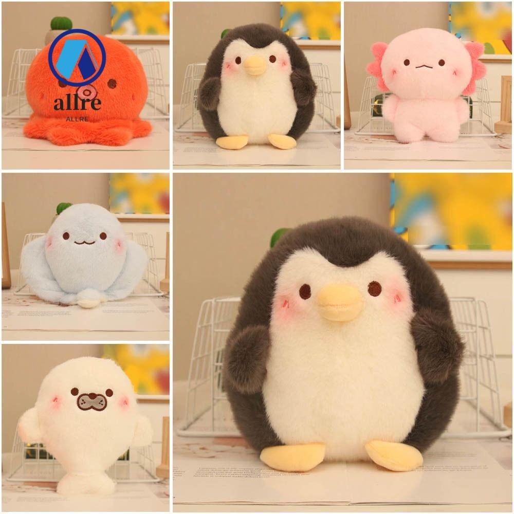 ALLRE หมอนสัตว์ยัดไส้เพนกวิน Super Soft 22 ซม. ของเล่นตุ๊กตาสัตว์