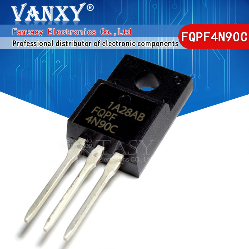 ทรานซิสเตอร์ MOSFET FQPF4N90C TO-220F 4N90 FQPF4N90 FQPF4N80C/4N60C/4N60/4N50C/4N50 10 ชิ้น