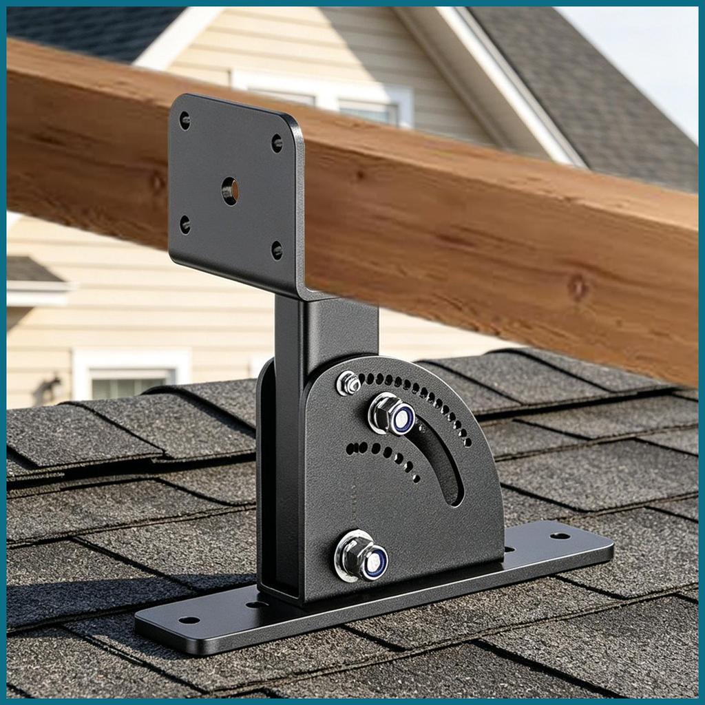 Roofing Riser Brackets ปรับล็อคที่ปลอดภัยยึดหลังคาชุดสําหรับ Gazebos Carports Patios Pergola luv