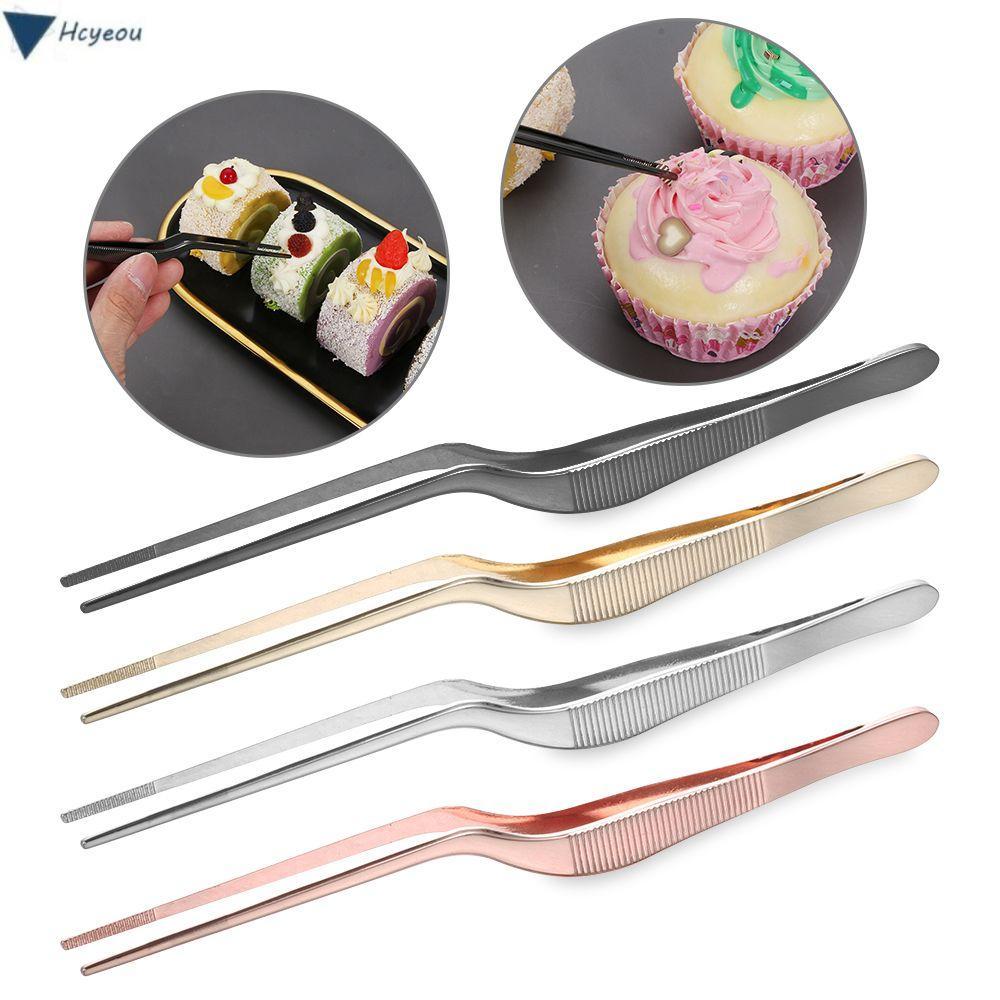 HCYEOU อาหาร Tweezer เครื่องมือห้องครัว Chef สแตนเลส