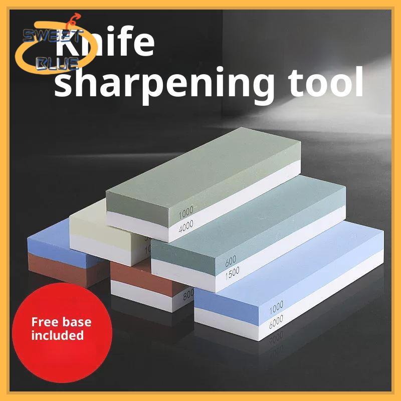[SWEET BLUE] 400/1000/3000/4000/8000 Grit Whetstone Sharpening 2 Side Carbon Steel Sharpener Chisel 