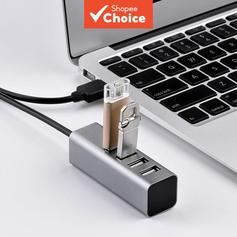ฮับ USB 2.0 4 พอร์ต ตัวแยกสัญญาณหลายช่อง ขยายพอร์ตสําหรับเดสก์ท็อป โน้ตบุ๊ก พีซี สํานักงาน