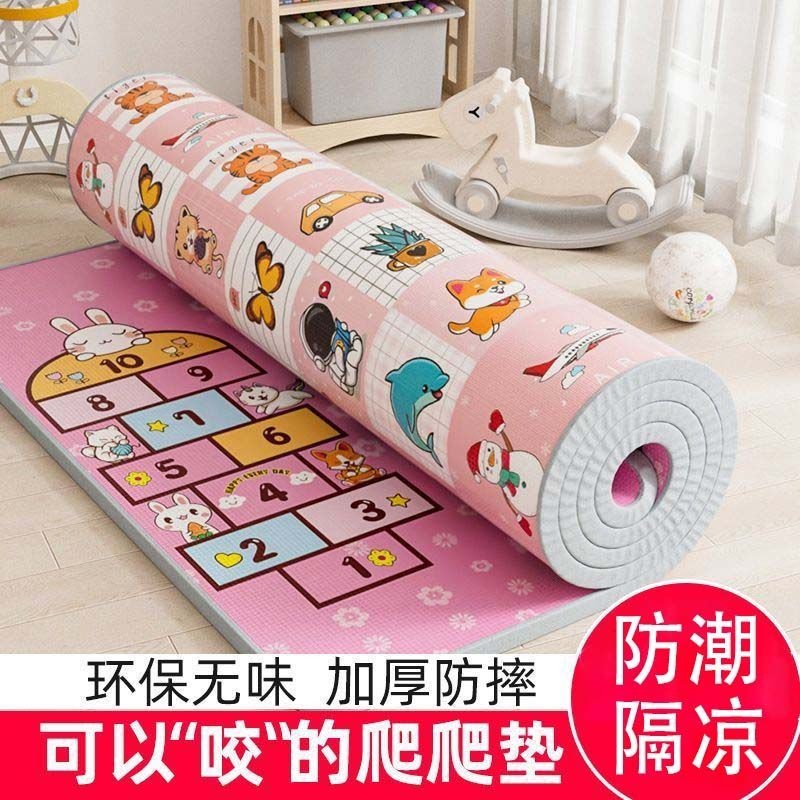【精品百货旗舰店fgds7565.th】 爬爬垫客厅家用加厚婴儿爬行垫防潮隔凉整张环保无甲醛泡沫地垫Crawling mat, living room, home use, thickened bab