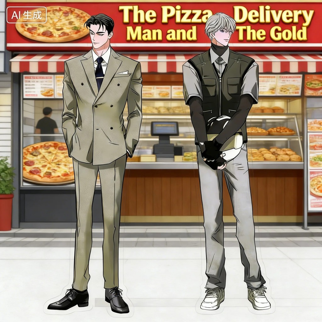 Standee The Pizza Delivery Man และ Palace Gold Mica รุ่น Woo-won Seo-an Brother Shipper และการตกแต่ง