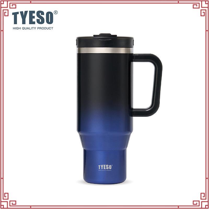 [ของแท้] TYESO แก้วเก็บความร้อน 2 สี 1200ml
