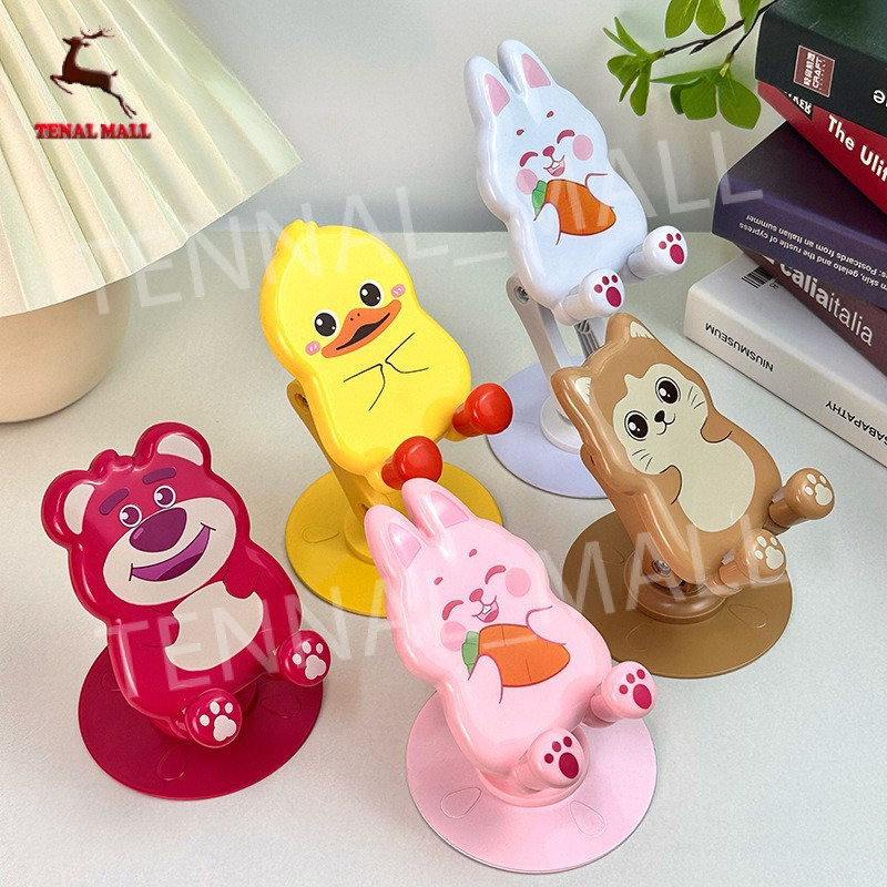 ที่วางโทรศัพท์ มือถือ หมุนได้ 360 องศา การ์ตูน แข็งแรง ทนทาน มั่นคง พร้อมส่ง