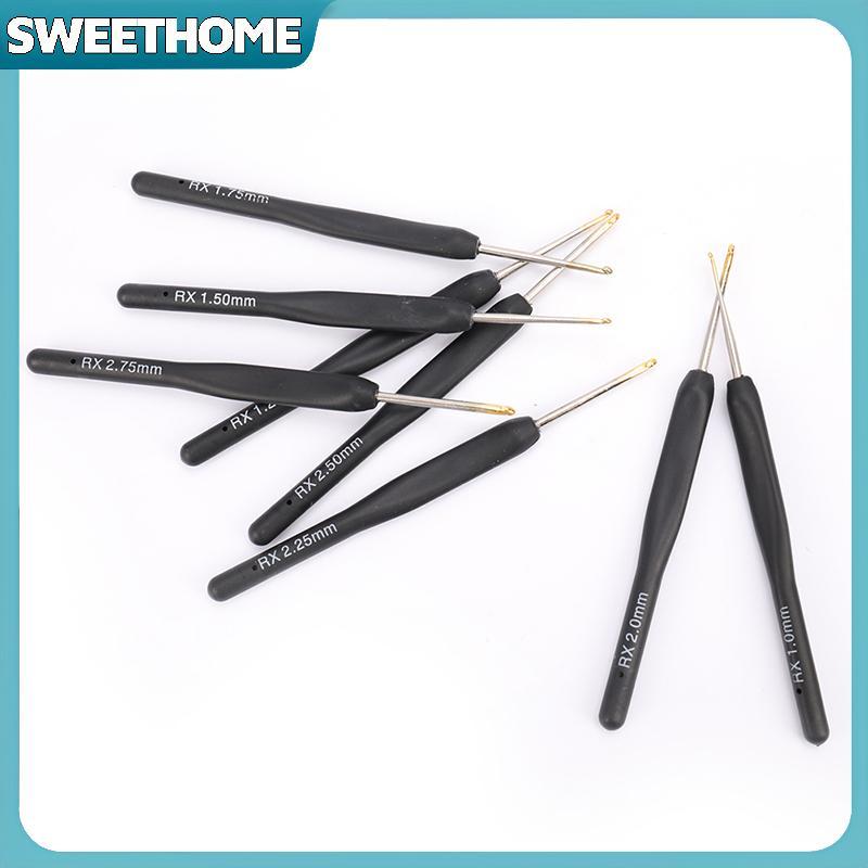 SWEETHOME 8 ชิ้น/เซ็ตเข็มถักโครเชต์ตะขอสําหรับถัก DIY Craft Loom เครื่องมือ