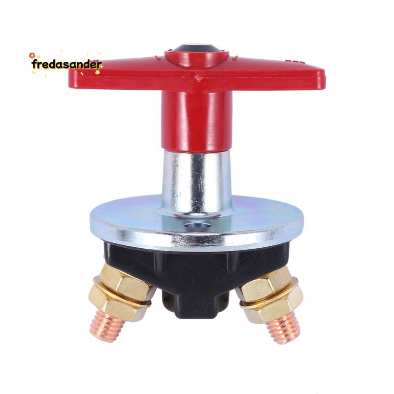 fredasander1500 Amp แบตเตอรี่กุญแจคงที่ Isolator Cut Off Kill Switch 12V / 24V Heavy Duty สวิตช์ไฟฟ้