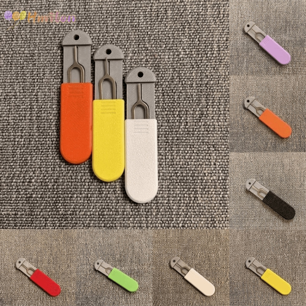 HMILON ซิมการ์ด Ejector Pin กล่องเก็บ, Universal พร้อมพวงกุญแจซิมการ์ดเครื่องมือ Ejector,ทุกวันพกพาพ