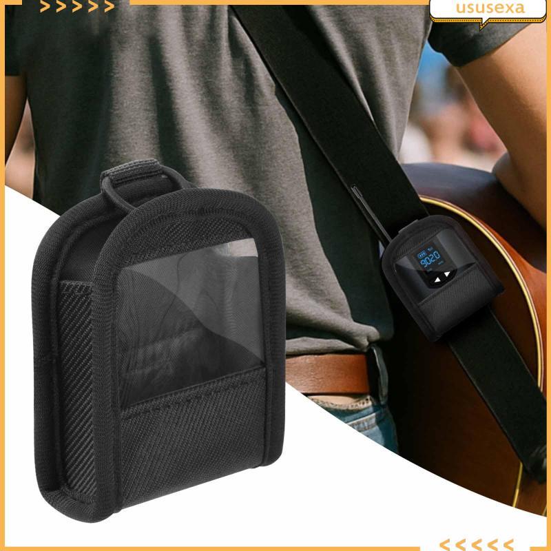 [Ususexa] เครื่องส่งสัญญาณกีตาร์ Bodypack Holder กระเป๋าใส่เครื่องส่งสัญญาณไร้สายน้ําหนักเบาพร้อมสายกันลื่นสําหรับนักกีตาร์