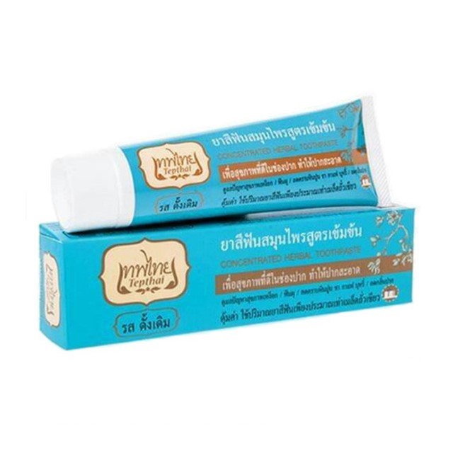 เทพไทย ยาสีฟันสมุนไพรเข้มข้นรสดั้งเดิม (Tepthai Concentrated Herbal Original Toothpaste 70g.)
