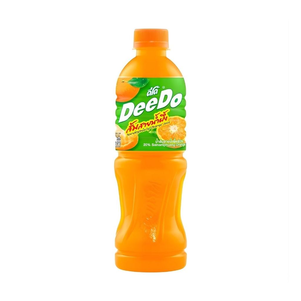 ดีโด้ น้ำส้มสายน้ำผึ้ง20% (Deedo Sainamphueng Orange Juice 20% 400ml.)