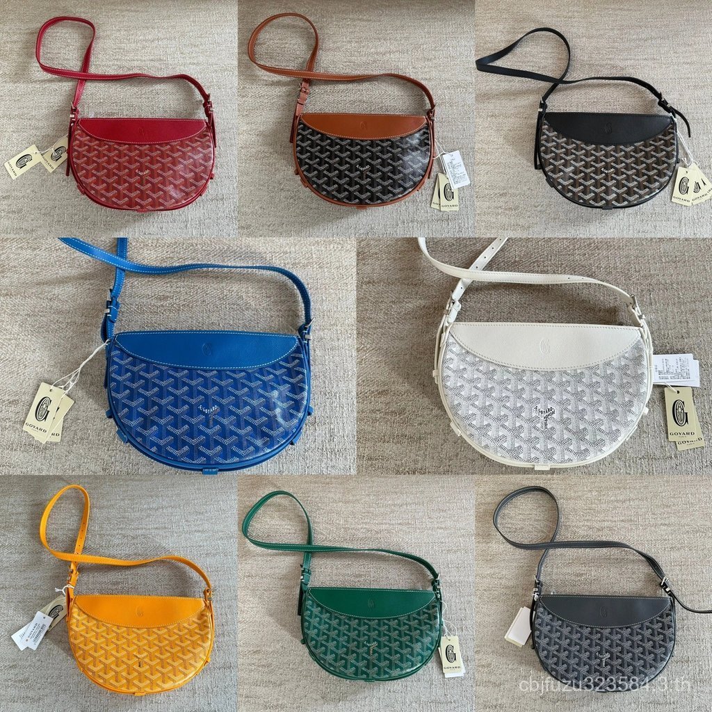 กระเป๋านกนางแอ่นคลาสสิก GOYARD Goya วัสดุหนังลูกวัวแท้ ออกแบบสำหรับการสะพายข้างหรือข้ามตัว พร้อมส่งฟ