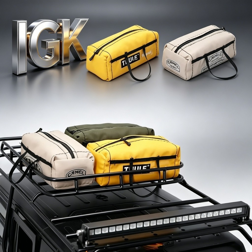 1/10 Scale Mini จําลองกระเป๋าเดินทางสําหรับ TRX4 SCX10 D90 Tamiya MN RC Crawler Scale อุปกรณ์เสริม