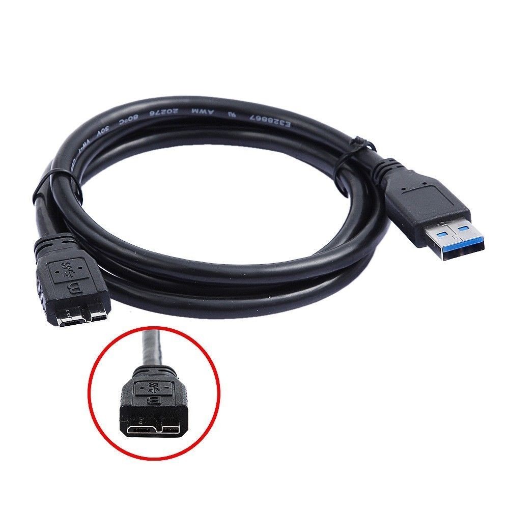 สาย USB 3.0 A ถึง Micro B สําหรับ WD My Passport ฮาร์ดไดรฟ์ภายนอกพิเศษ