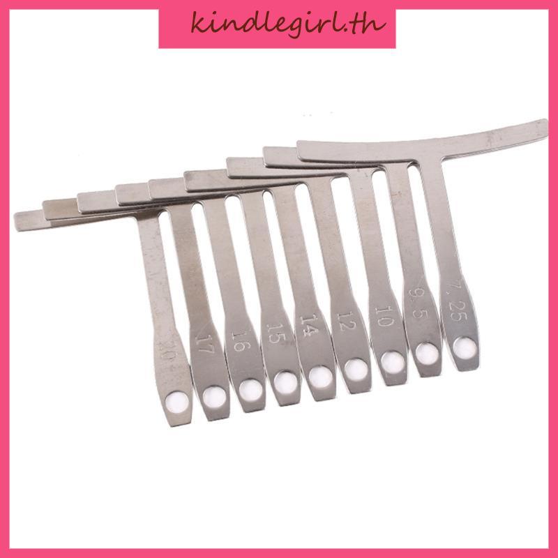 KING 9 ชิ้น Universal Understring Radius Gauge สําหรับซ่อมกีตาร์และบํารุงรักษา