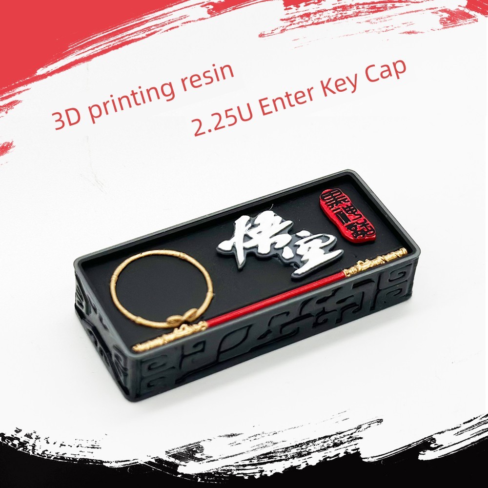 work egg keycaps sa keycap Black Myth Goku 3D การพิมพ์เรซิ่น Keycap คีย์บอร์ด 1.5 ปุ่ม Utab/2.25 U ก