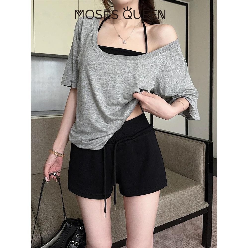MOSESQUEEN เสื้อกล้ามสไตล์เซ็กซี่สำหรับทุกโอกาสในหน้าร้อน รูปที่ 5