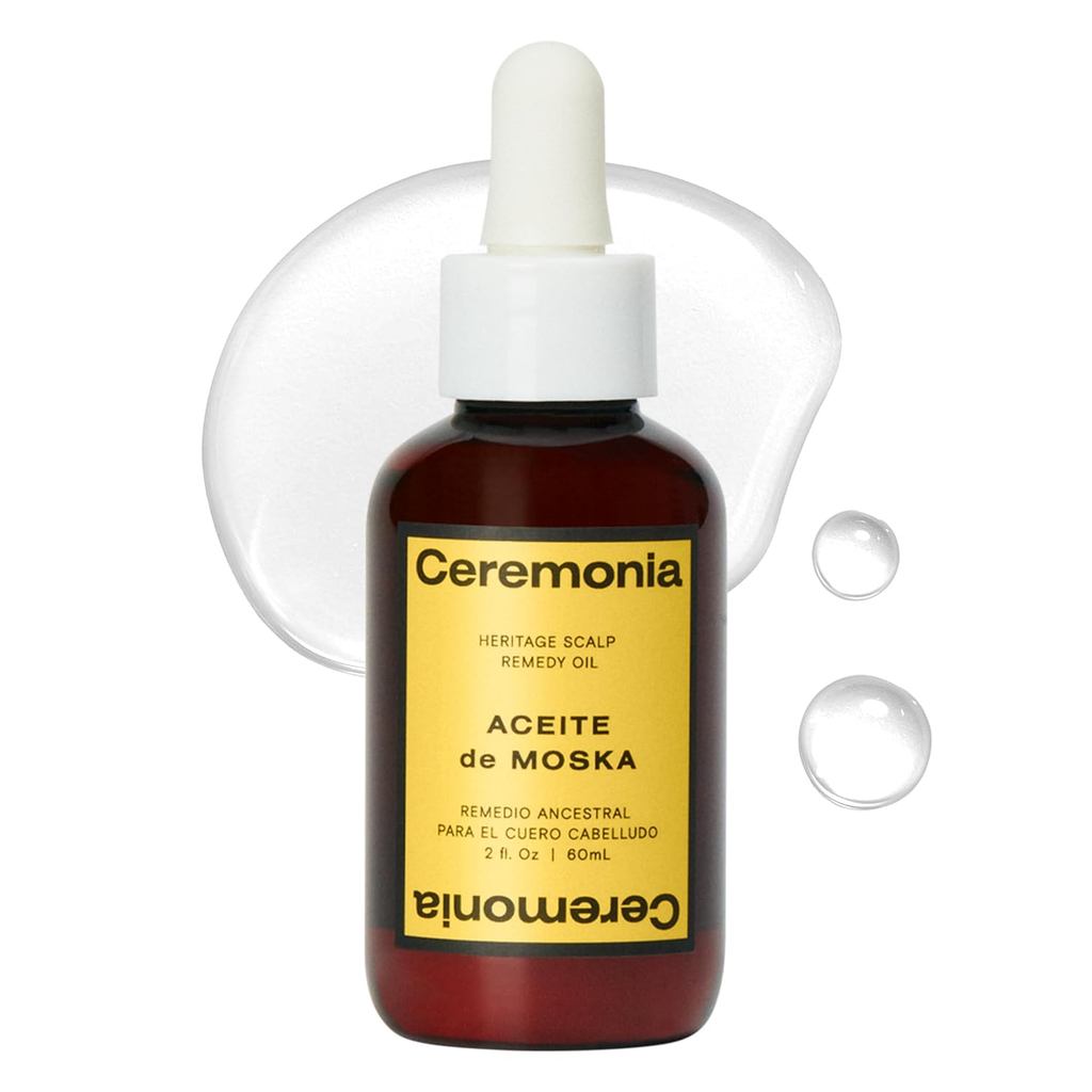 Ceremonia Aceite de Moska Hair Oil Heritage Scalp Remedy Serum Nourishing and Balancing Pre-Shampoo 