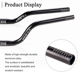 BUCKLOS Handlebar สำหรับจักรยาน ขนาด 25.4/31.8 มม., สูงขึ้น 90/100 มม., เหมาะสำหรับการใช้งานหลากหลาย
