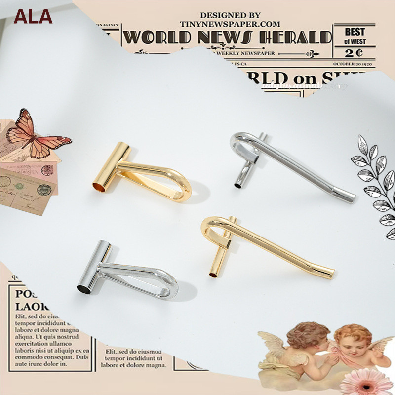 💖ALA เครื่องประดับ DIY💖เข็มกลัดเปลี่ยนจี้สร้อยคอตะขอเกี่ยวผมส้อมม้า DIY ตัวแปลงเข็มกลัดทำมือรักษาสีอุปกรณ์ทำมือ[ เข็มกลัด ต่างหู เข็มกลัด diy ]