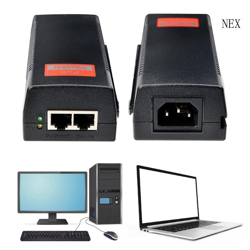 NEX Gigabit PoE Injector POE อุปกรณ์จ่ายไฟ 30W 60W 90W PoE Ethernet Adapter