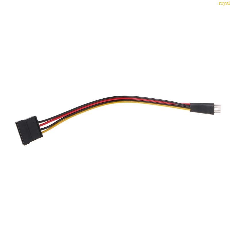 (ส่วนลดสูง)oyalking.th 4Pin Male to 15Pin Female Adapter Conversion Hard Drive Power Cable Cord 23cm