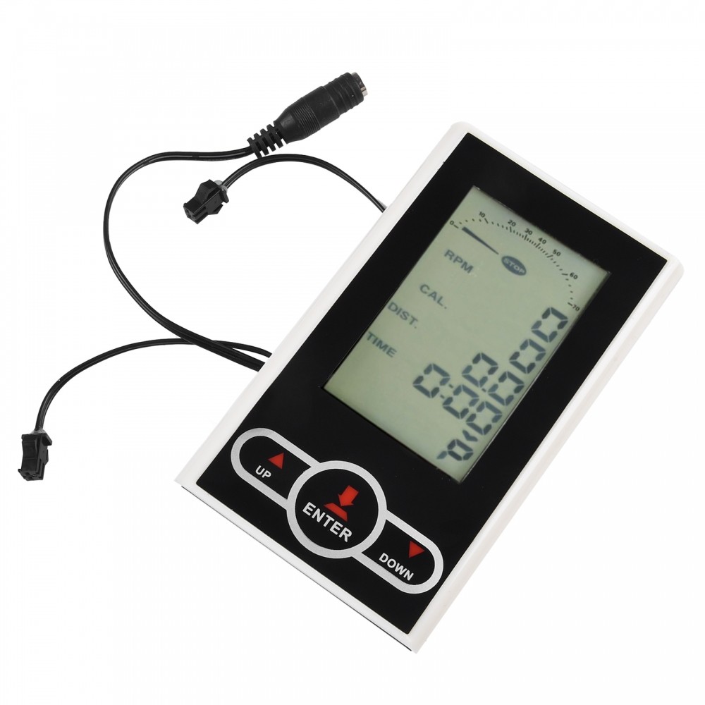Monitor Elliptical Trainer Mileage Calories การออกกําลังกาย Bike Monitor Scan