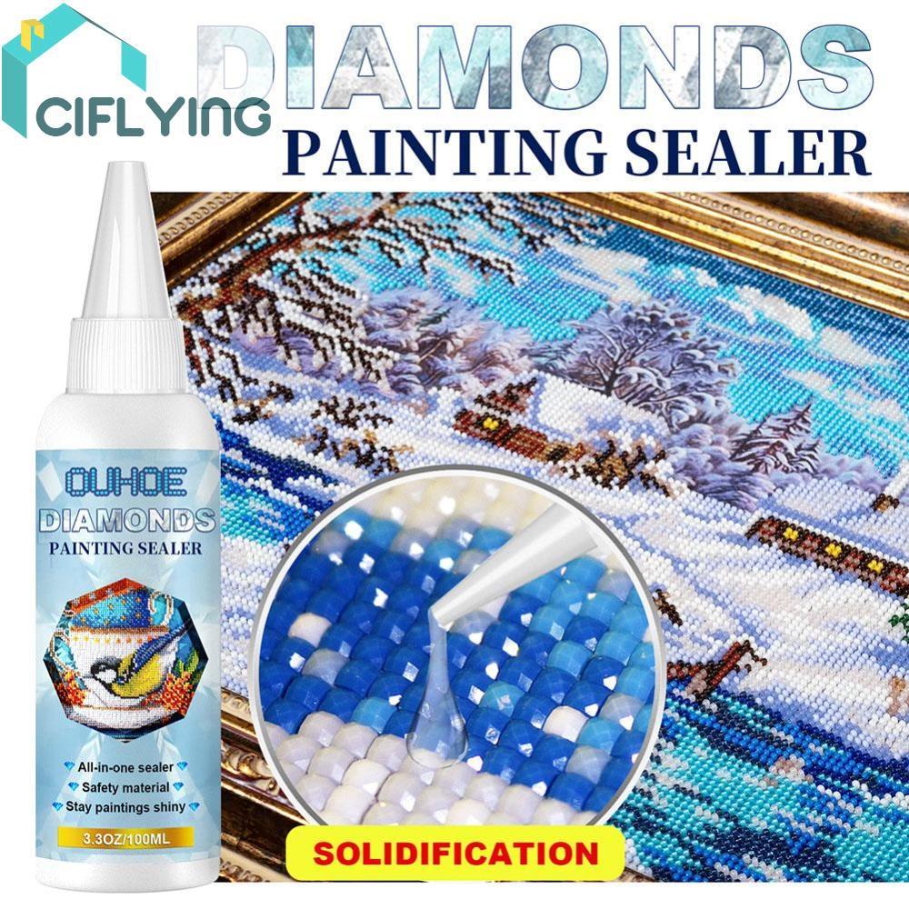 DIY Diamond Painting Conserver ถาวร Hold Shine Effect Sealer กาวสดใส