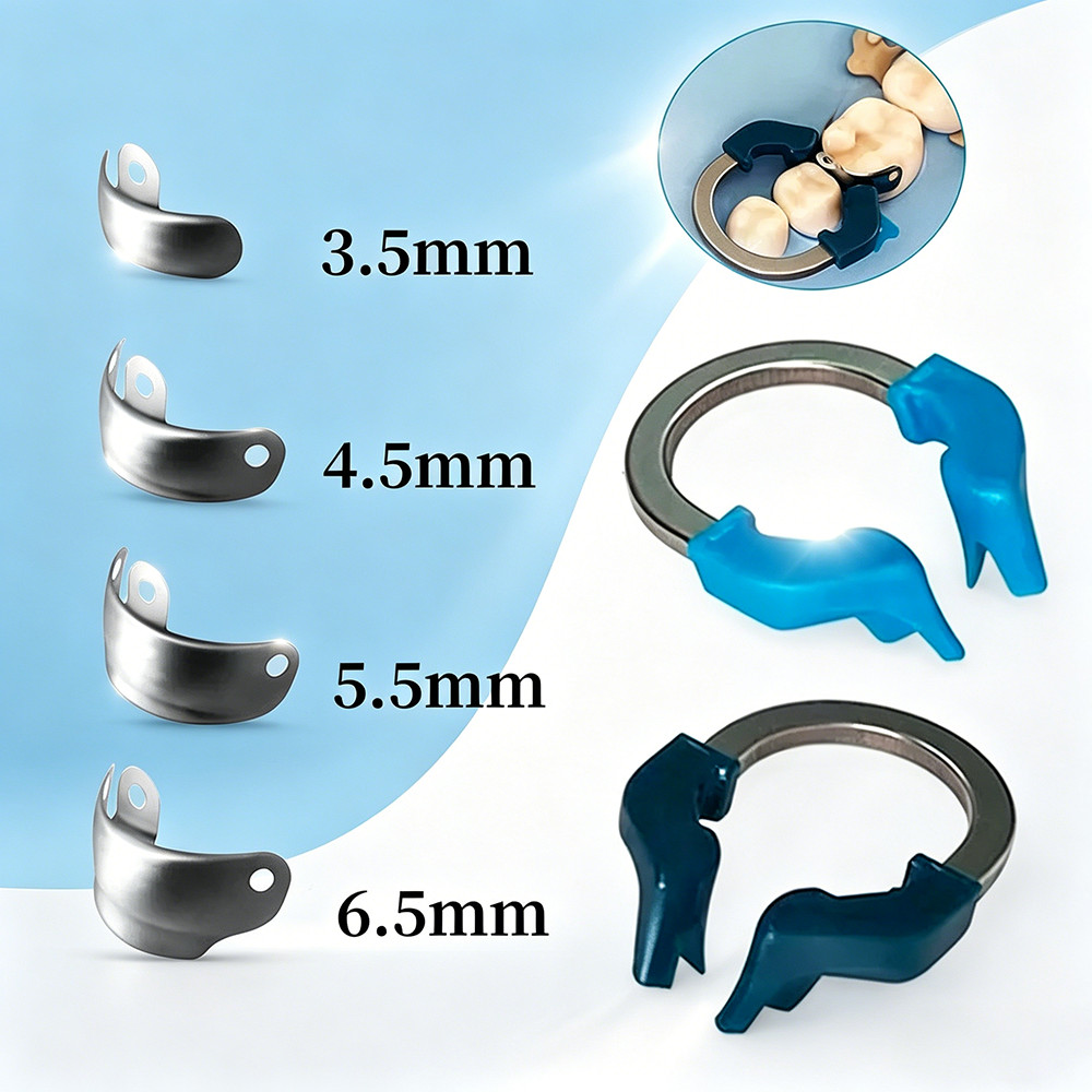 Dental Matrix Bands NITI Garrison Style Matrix Clamp Sectional Contoured Matrix System Nickel Titanium Clamping Ring