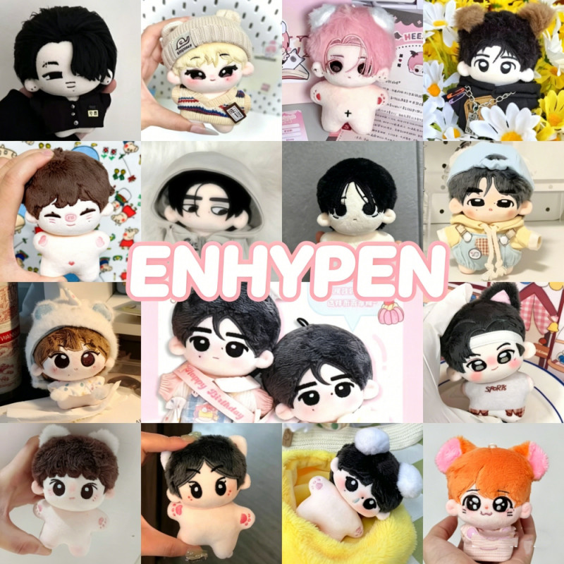 ใหม่ ENHYPEN ตุ๊กตาผ้าฝ้ายตุ๊กตา Heeseung Jay Jake Sunghoon Sunoo Jungwon Ni-ki Kpop สะสม