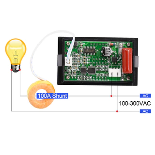 AC Meter DL85 AC80-500V 100A 60A Dual Display แรงดันไฟฟ้า Current Meter เครื่องตรวจจับความถี่ Meter Amperimetro LED โวลต์มิเตอร์แอมป์มิเตอร์