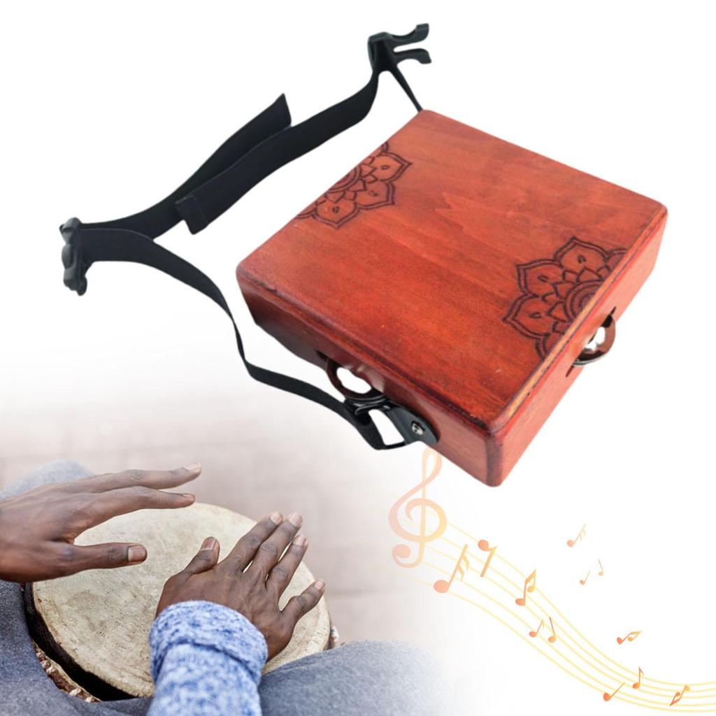 [txejgi] Professional Cajon กลองน้ําหนักเบาแบบพกพาไม้มือกระทบสําหรับดนตรีชุดฝึกเครื่องเพอร์คัชชันผู้