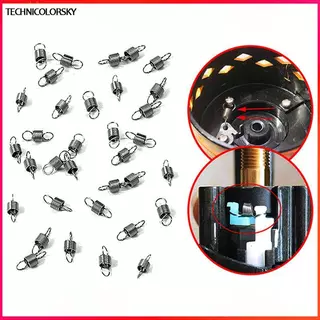 Technicolorsky 10pcs Spinning Wheel Swing Arm Reversing Switch Return Spring Fishing Reel Spring Accessories Spinning Wheel Extension Spring TSY