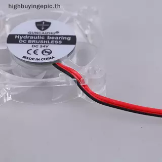 HETH 4010 DC 5v 12v 24v พัดลมระบายความร้อน LED Iight Emitting แบริ่งไฮดรอลิก 2pin HETH